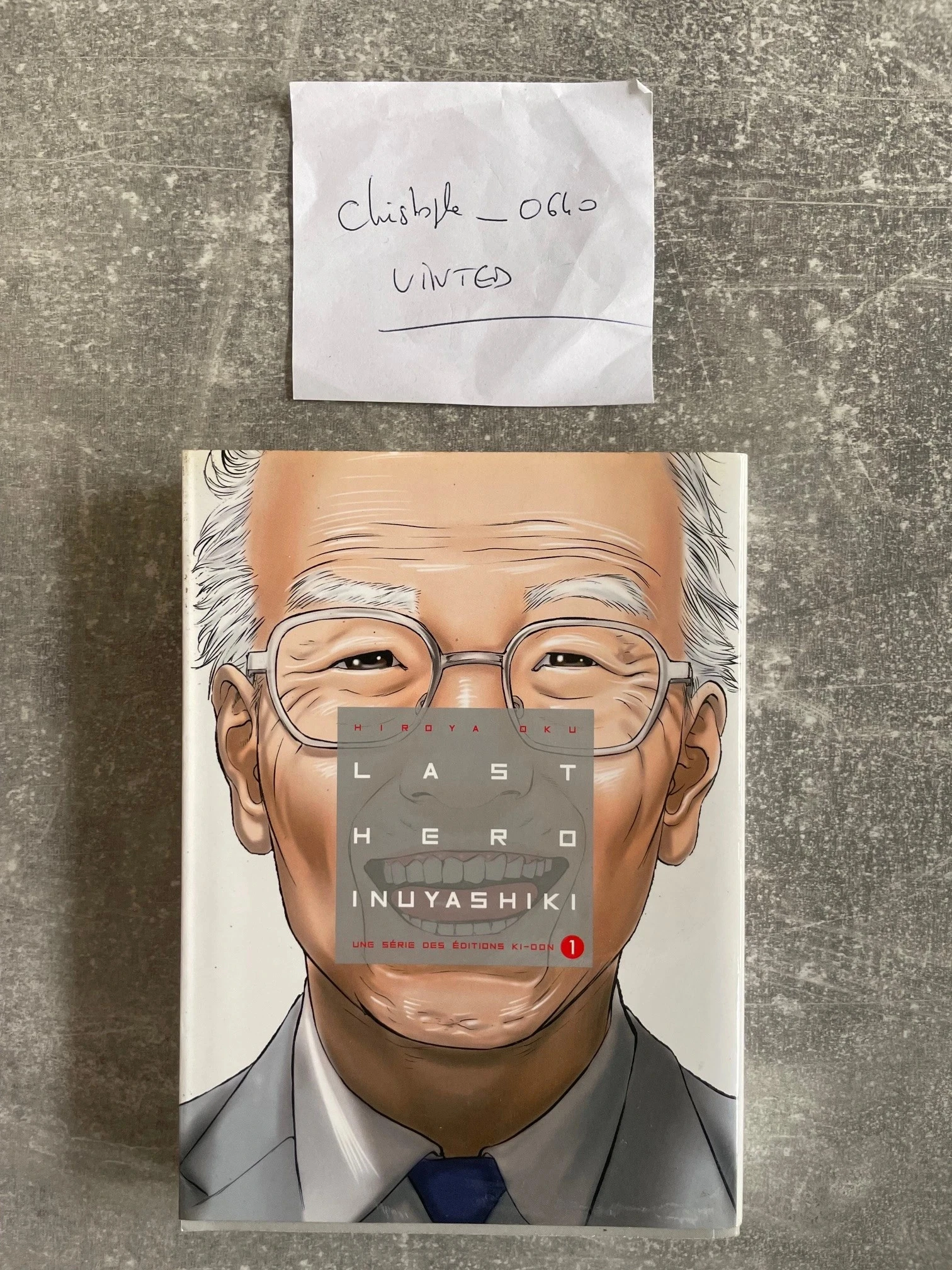 Manga Last hero Inuyashiki tome 1 version française.